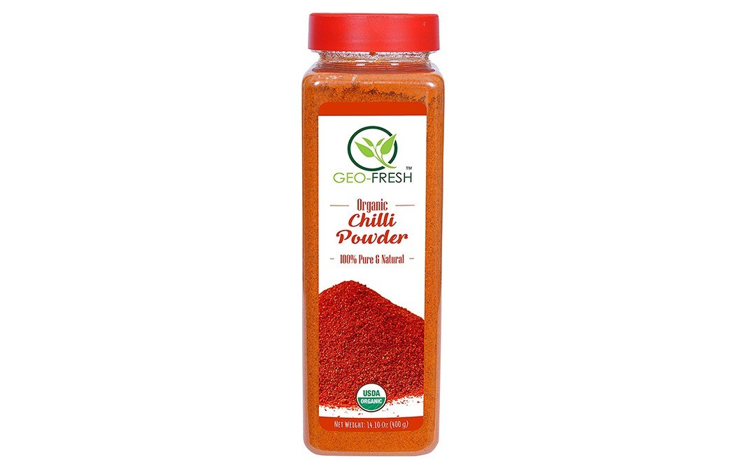 Geo-Fresh Organic Chilli Powder    Bottle  400 grams